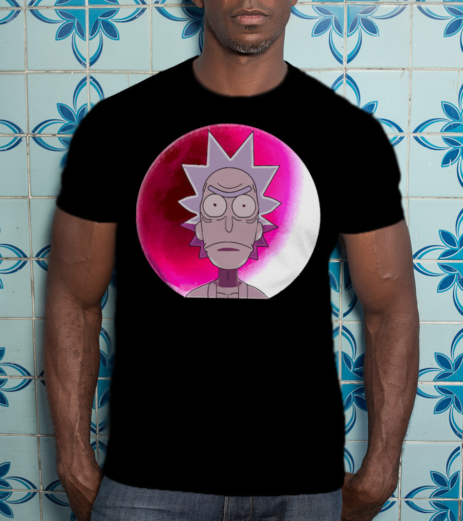 Samurai Rick Anime Crossover Style Expression T-Shirt