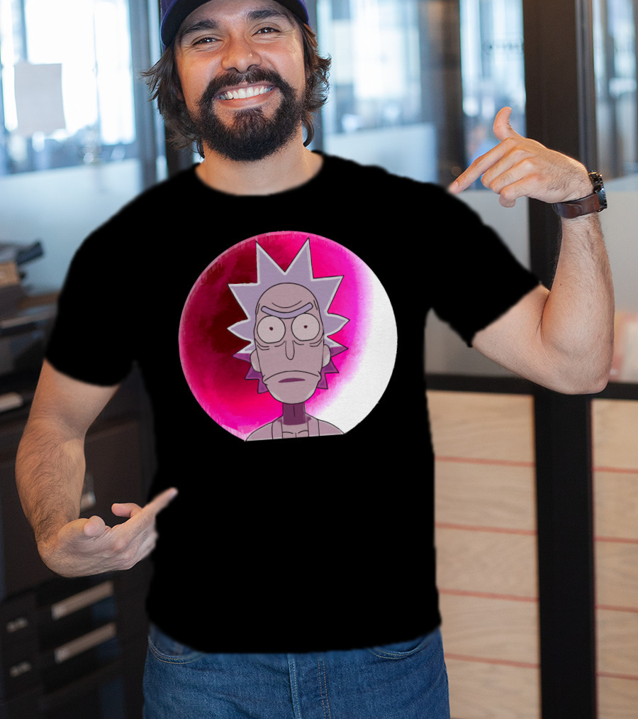 Samurai Rick Anime Crossover Style Expression T-Shirt