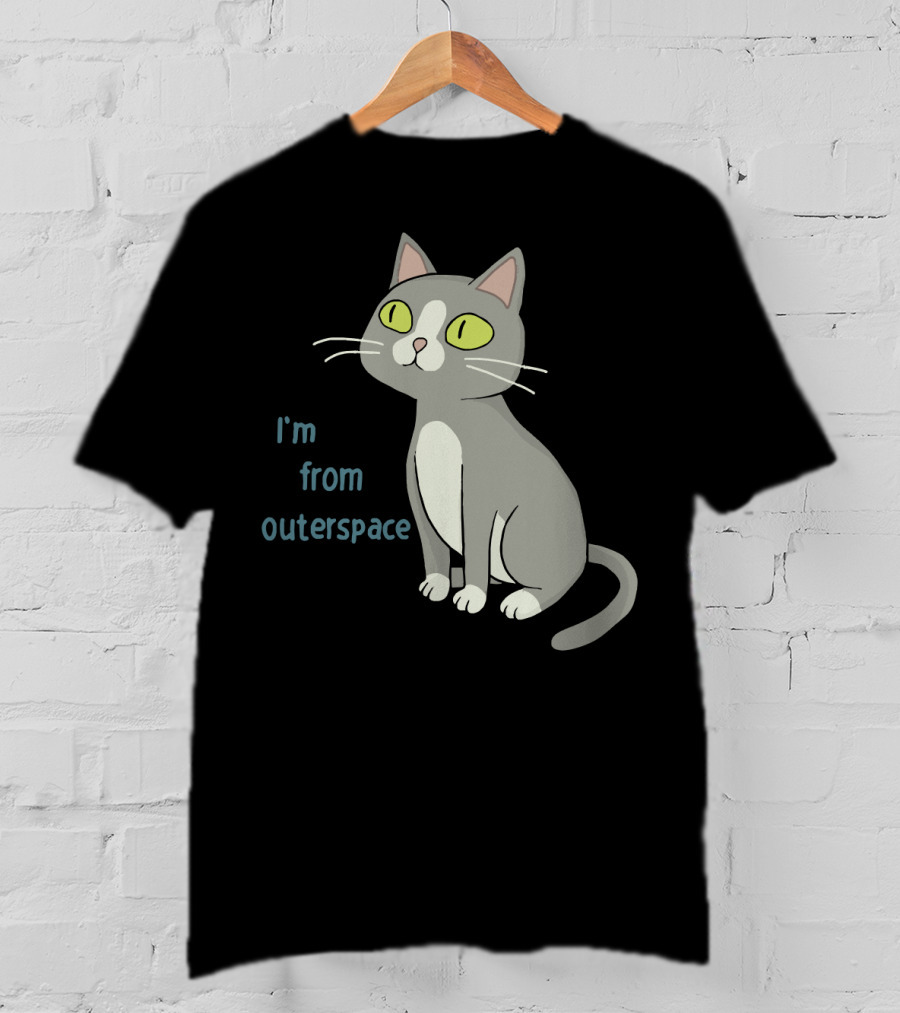 I'm From Outerspace Cat Rick And Morty T-Shirt