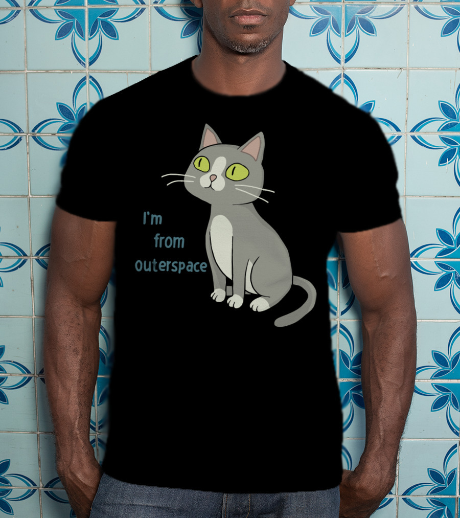 I'm From Outerspace Cat Rick And Morty T-Shirt