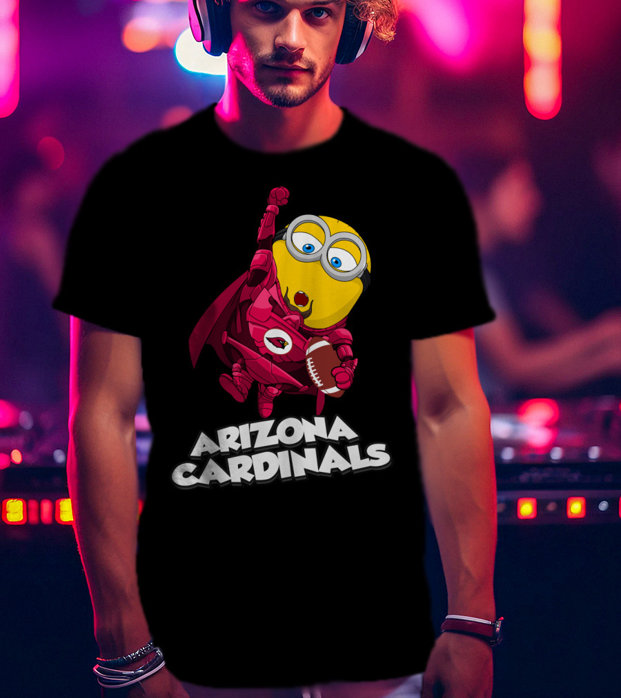 Arizona Cardinals Minion Football Hero T-Shirt