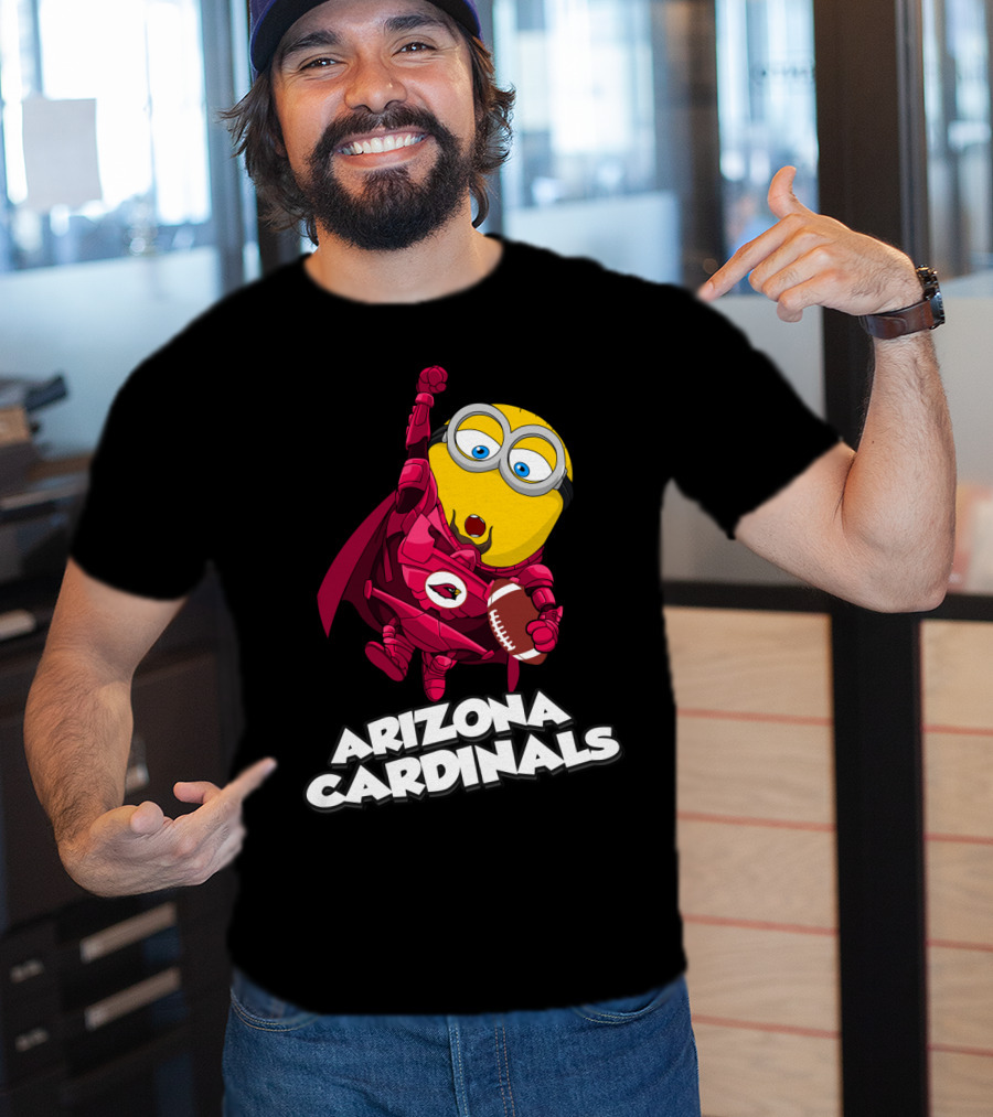 Arizona Cardinals Minion Football Hero T-Shirt