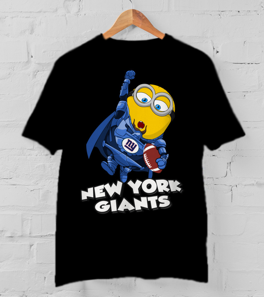 New York Giants Minion Football Superhero T-Shirt