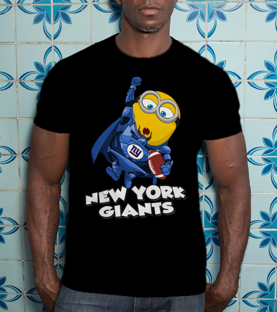 New York Giants Minion Football Superhero T-Shirt