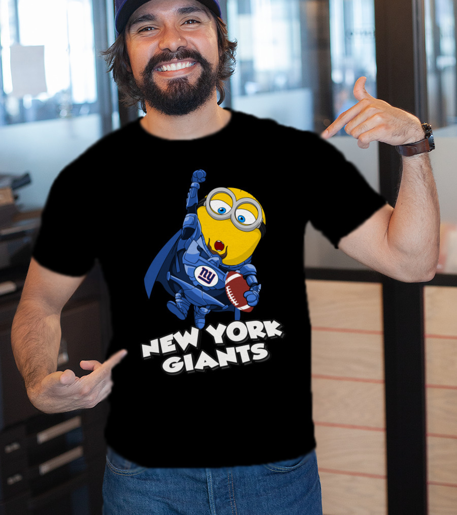 New York Giants Minion Football Superhero T-Shirt