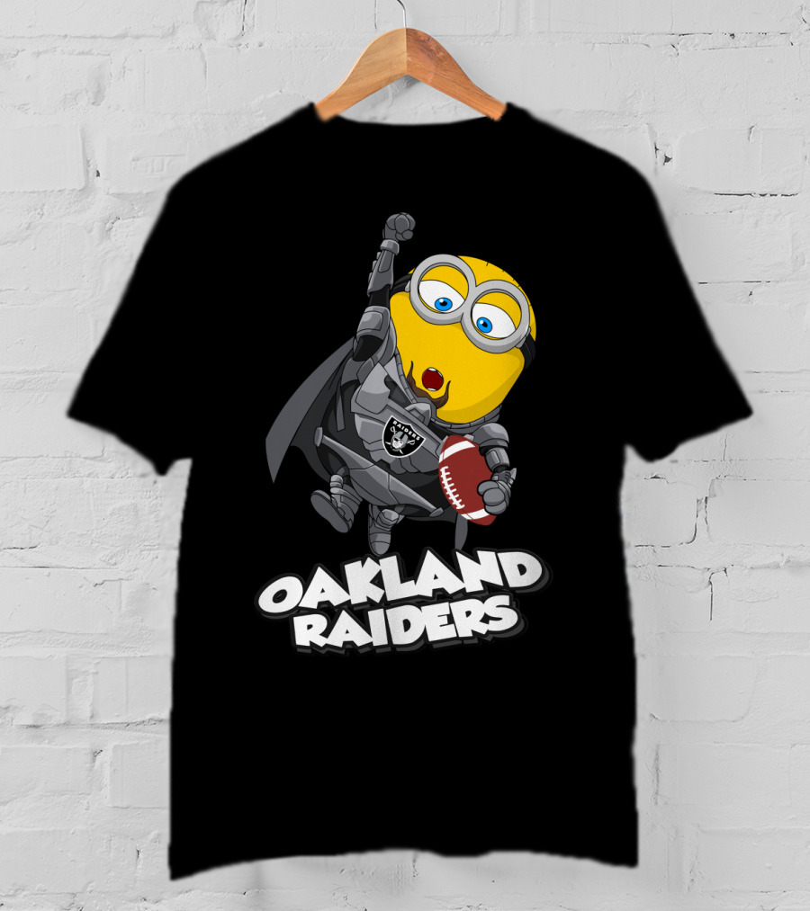 Oakland Raiders Minion Football Player T-Shirt