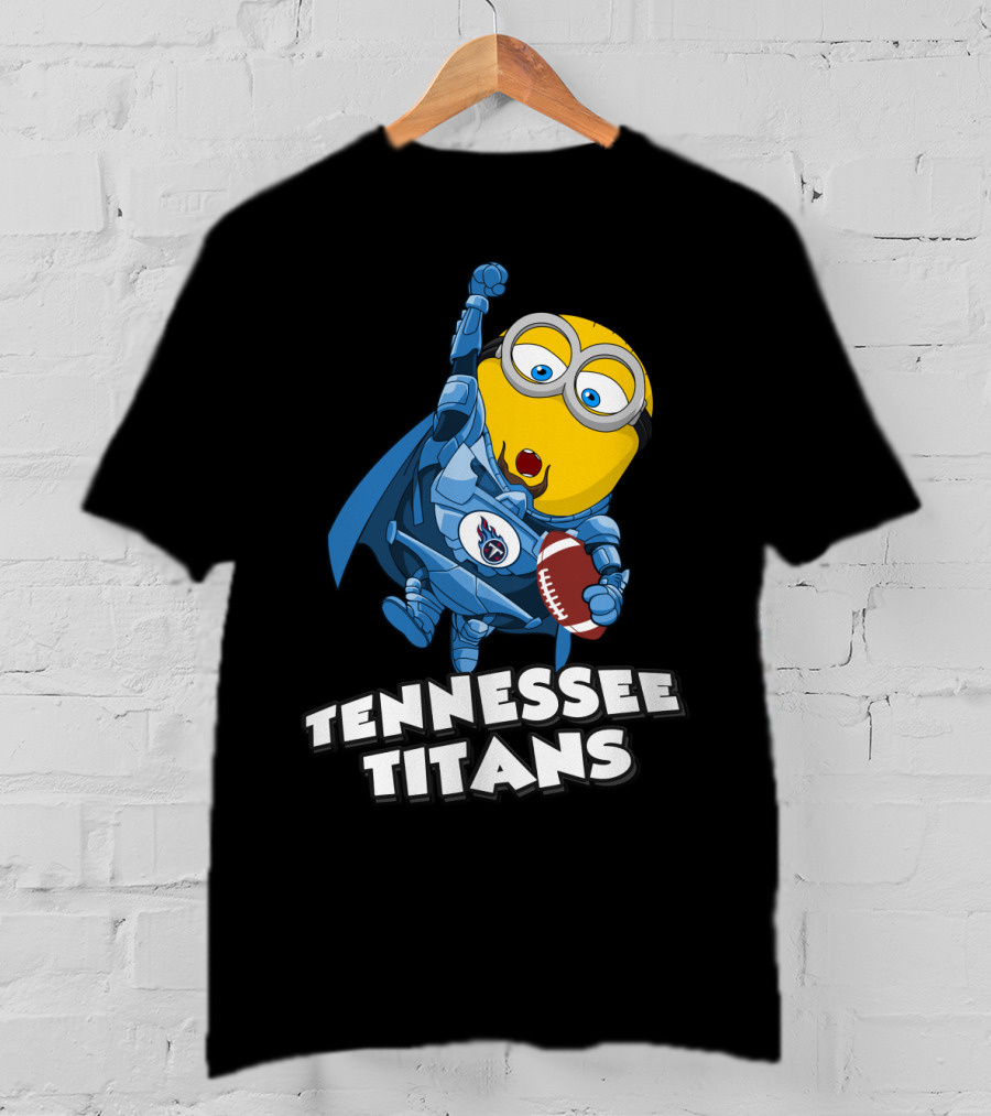Tennessee Titans Minion Football Fan Burst T-Shirt
