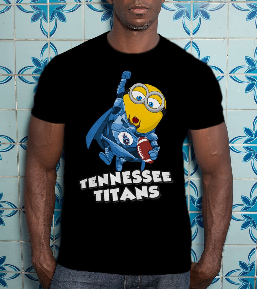 Tennessee Titans Minion Football Fan Burst T-Shirt