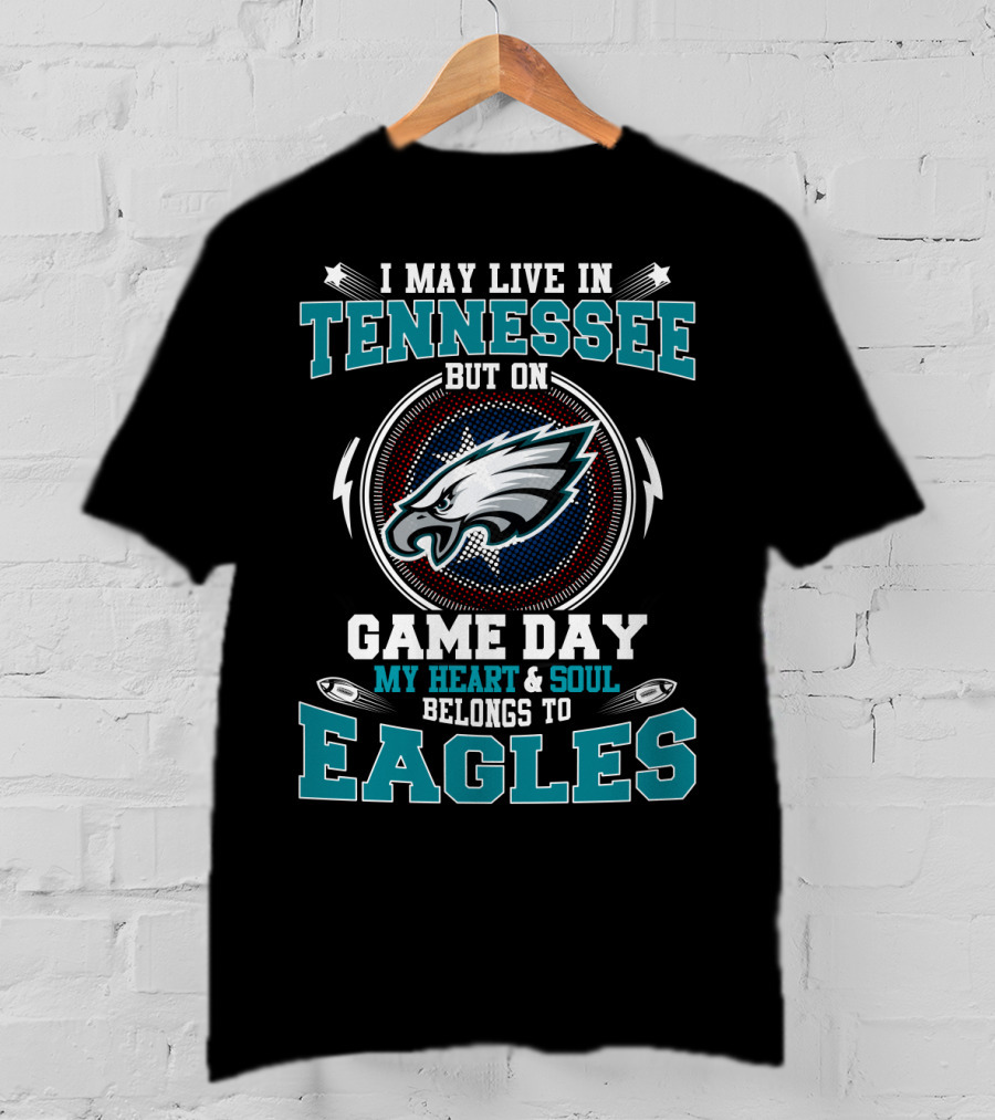 Tennessee Game Day My Heart & Soul Belongs To Eagles T-Shirt