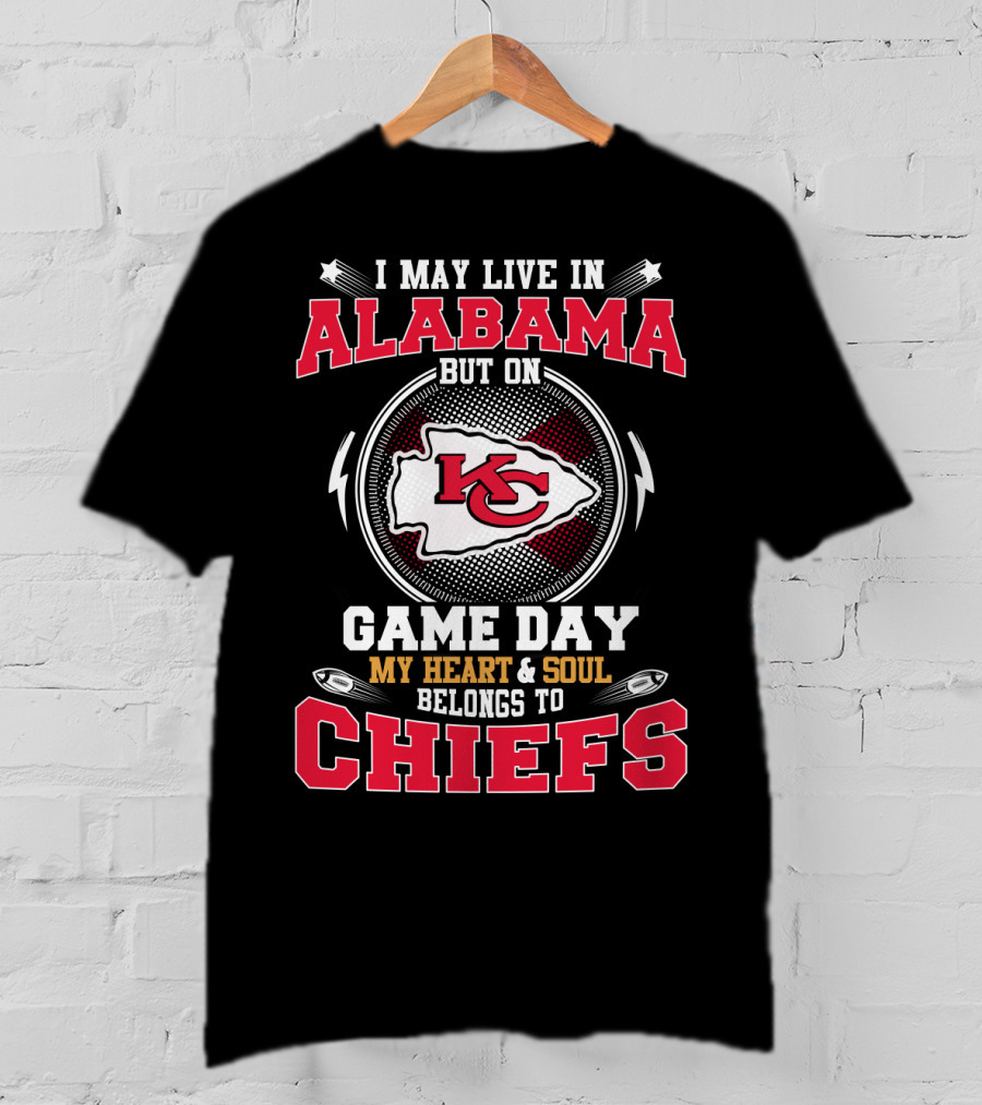 Alabama Resident Kansas City Chiefs Fan Game Day Loyalty T-Shirt