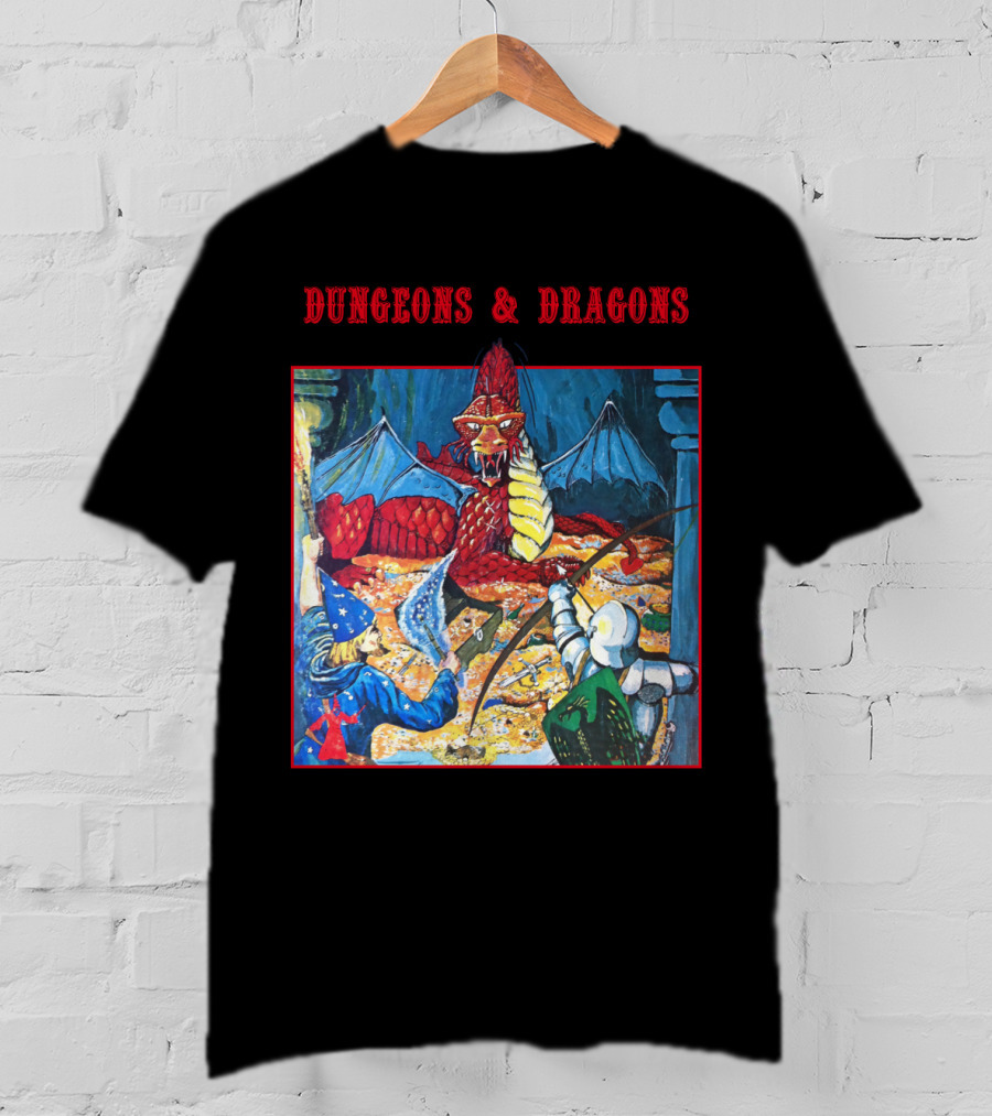 Dungeons And Dragons Basic Set Vintage Illustration Adventure T-Shirt
