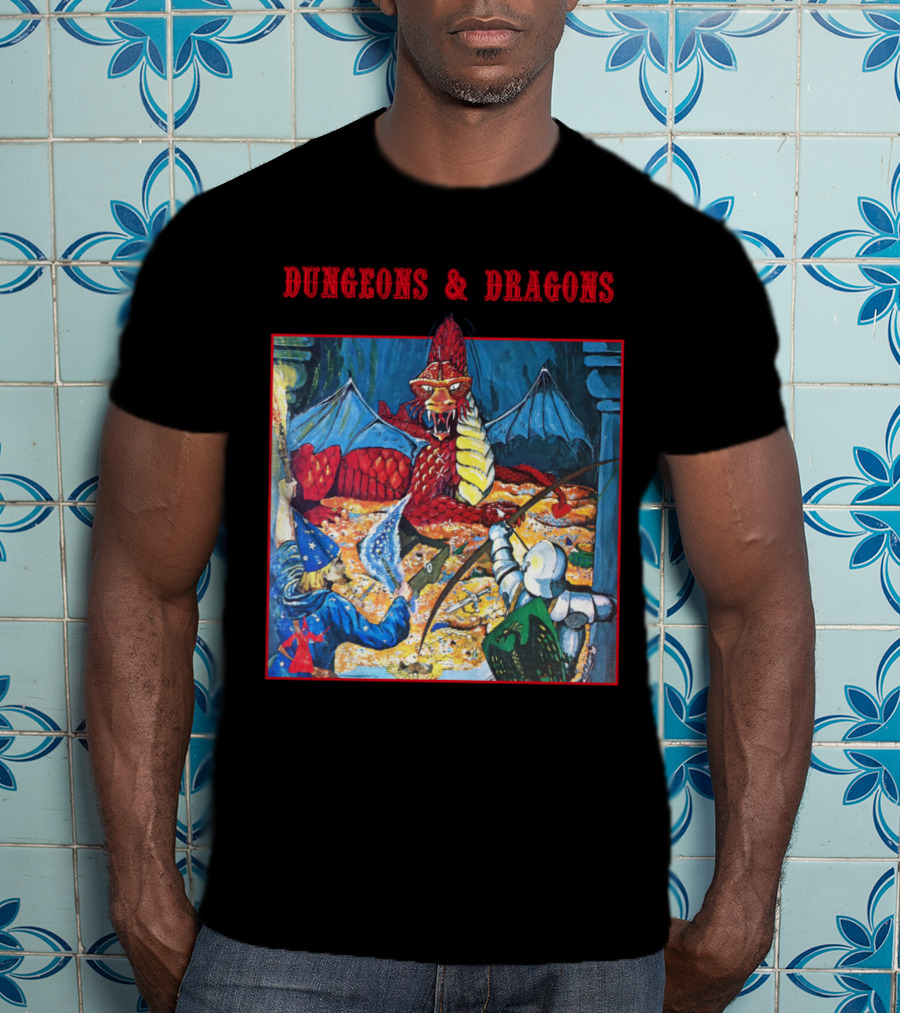 Dungeons And Dragons Basic Set Vintage Illustration Adventure T-Shirt