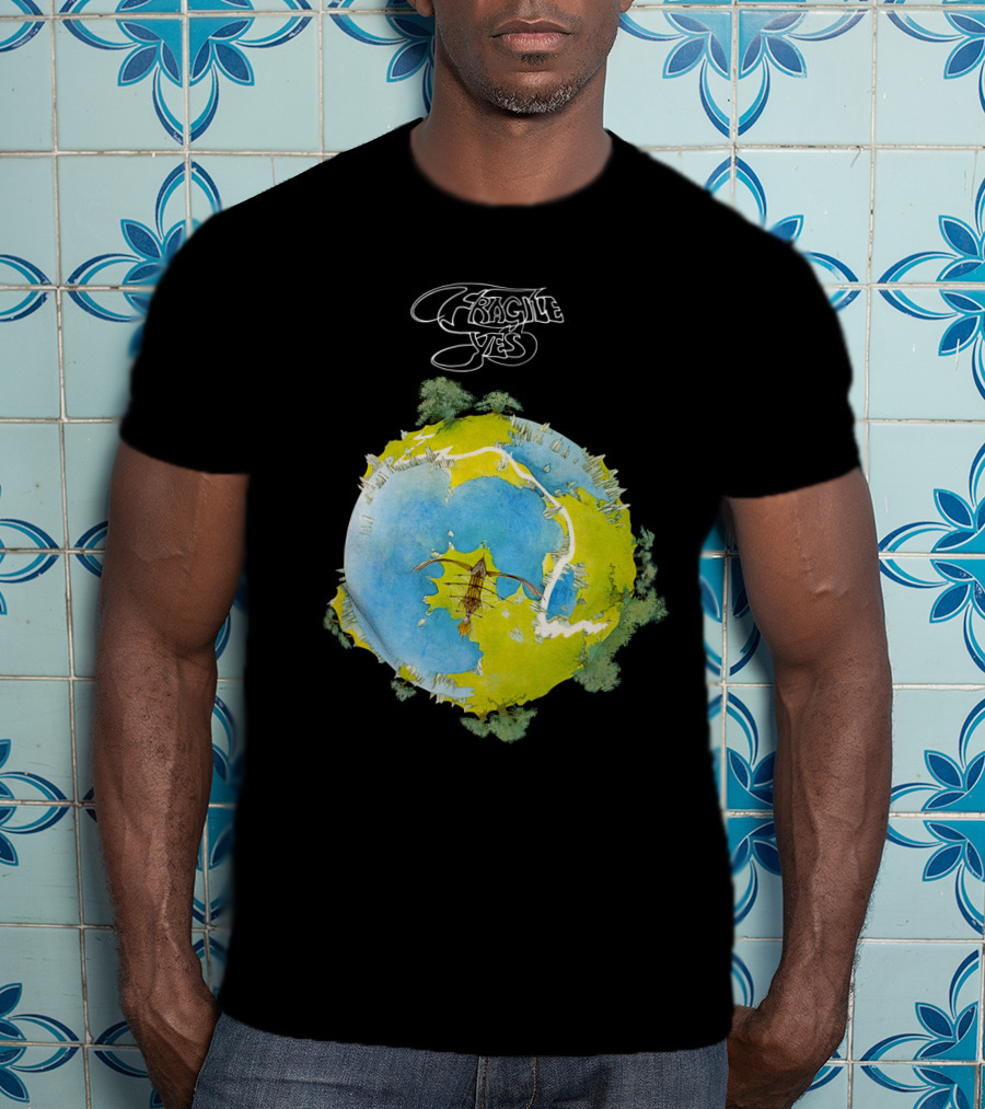 Fragile Yes Planet Cover T-Shirt