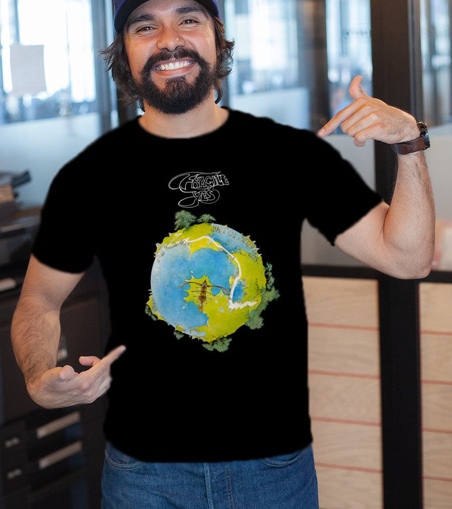 Fragile Yes Planet Cover T-Shirt