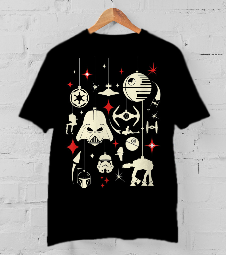 Star Wars Galactic Holiday Ornaments Collection T-Shirt