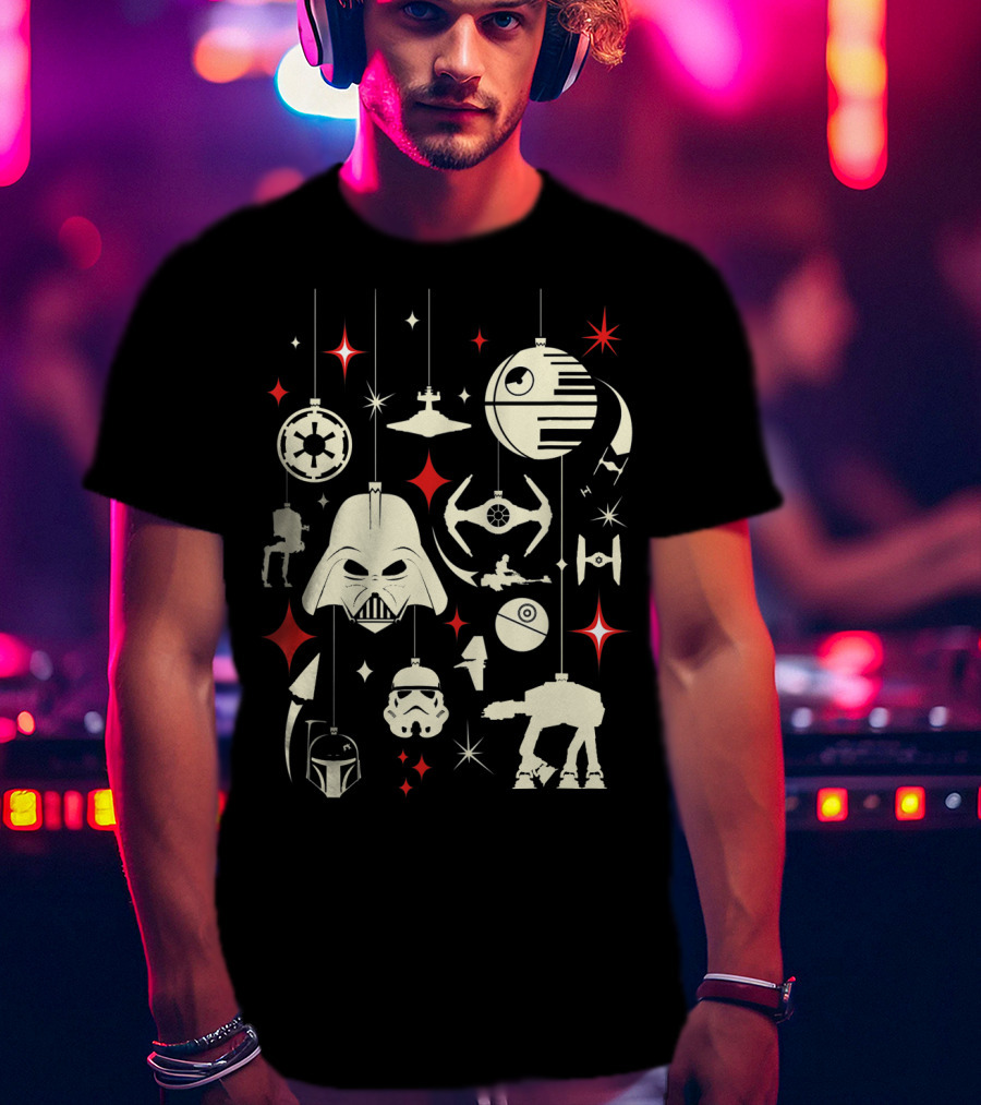 Star Wars Galactic Holiday Ornaments Collection T-Shirt