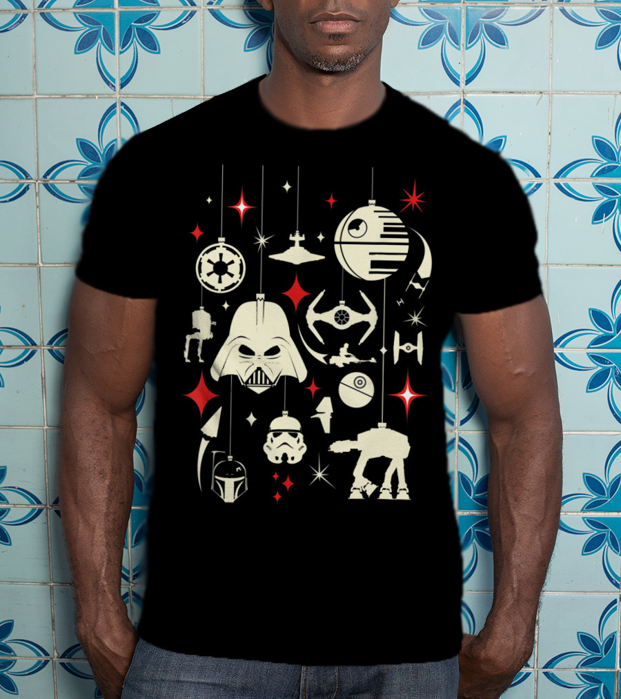 Star Wars Galactic Holiday Ornaments Collection T-Shirt