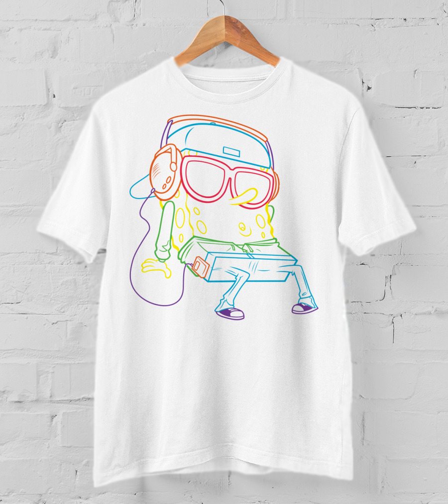 SpongeBob SquarePants Hip Hop Neon T-Shirt