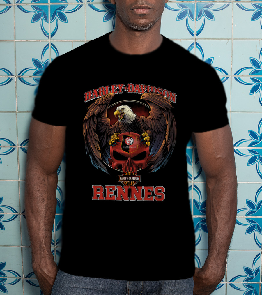 Harley Davidson Stade Rennais Motor Cycles Rennest T-Shirt