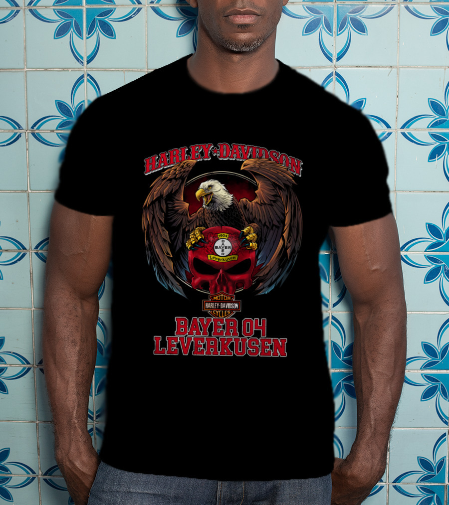 Harley Davidson Eagle Bayer 04 Leverkusen T-Shirt