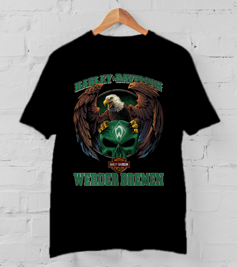 Harley Davidson Motorcycles Werder Bremen Eagle T-Shirt