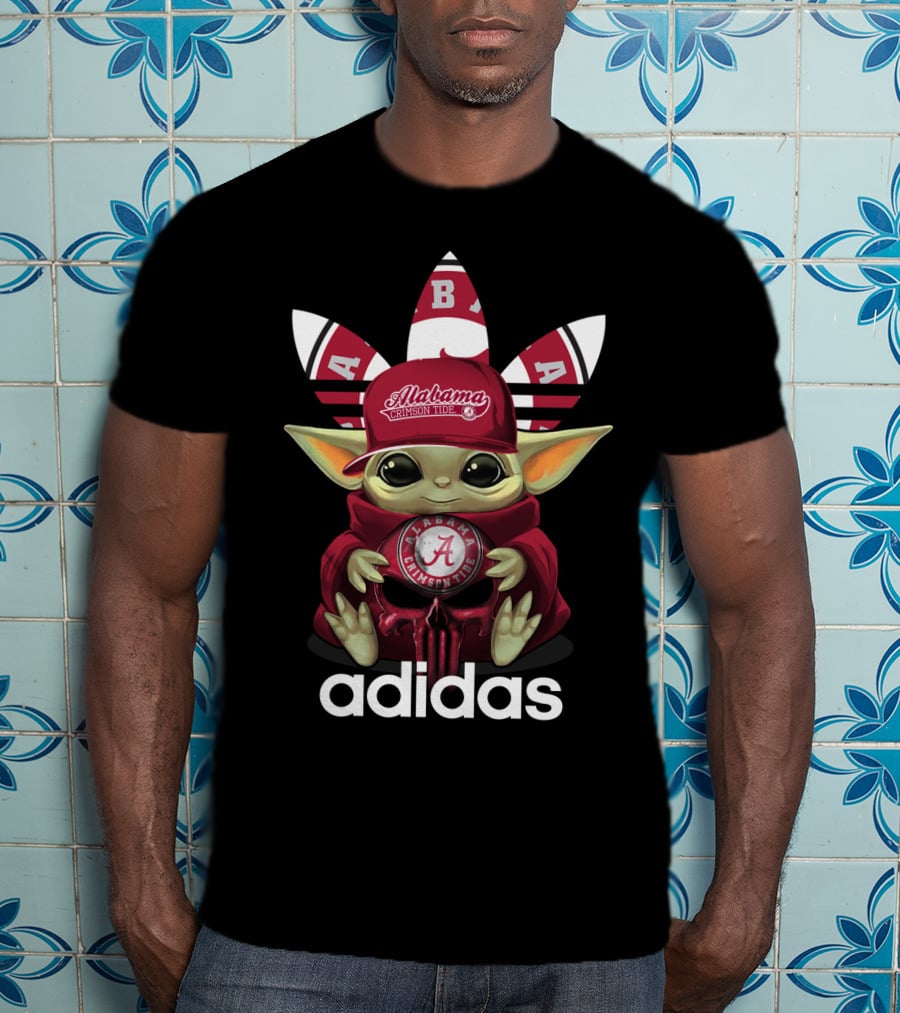 Alabama Crimson Tide Baby Yoda T-Shirt