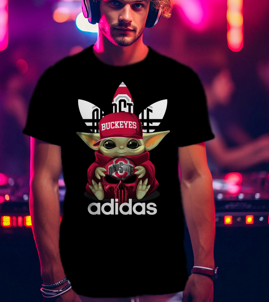 Ohio State Buckeyes Baby Yoda T-Shirt