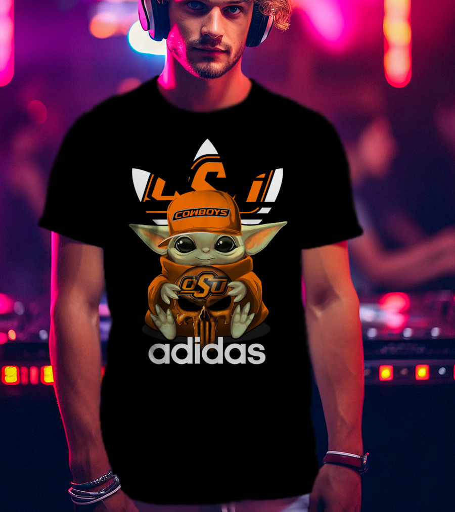 OSU Cowboys Baby Yoda T-Shirt