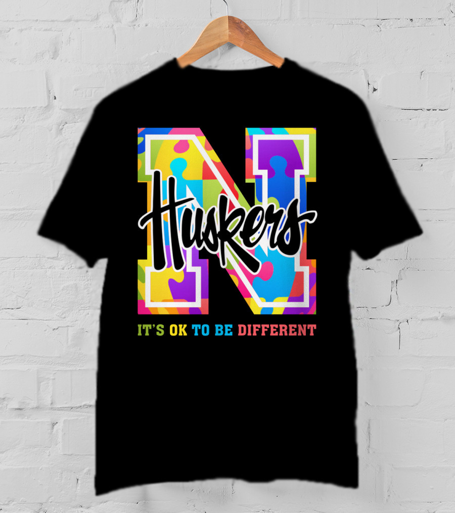 Huskers It's OK To Be Different T-Shirt