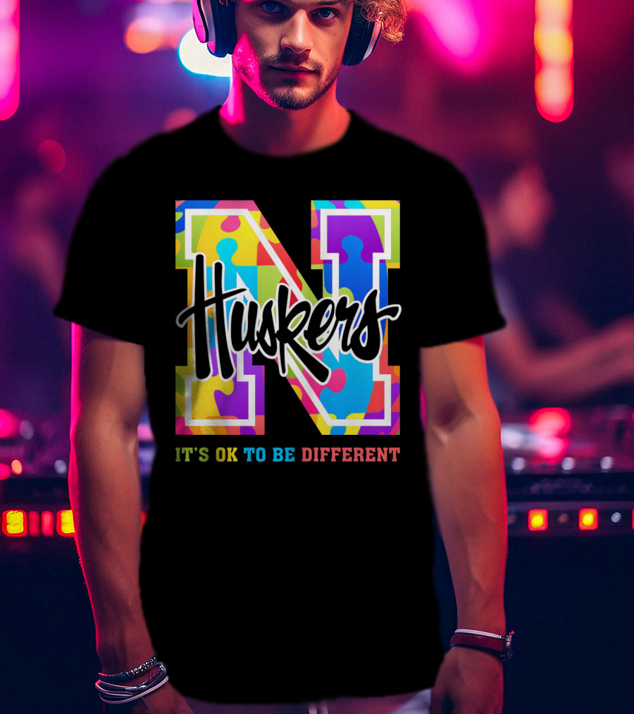 Huskers It's OK To Be Different T-Shirt