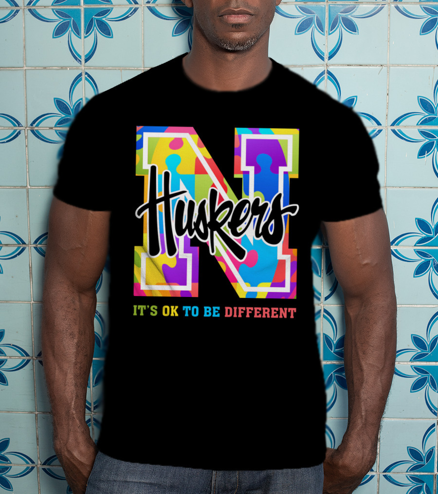 Huskers It's OK To Be Different T-Shirt