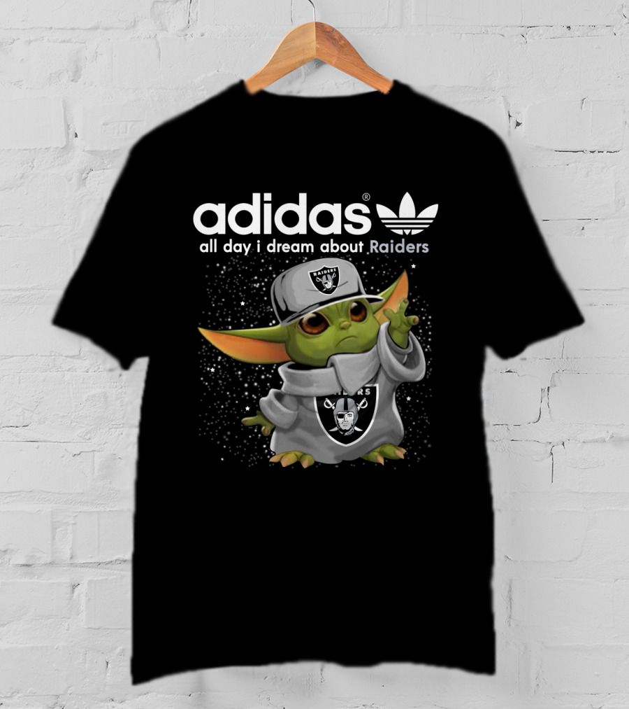 All Day I Dream About Raiders Yoda T-Shirt