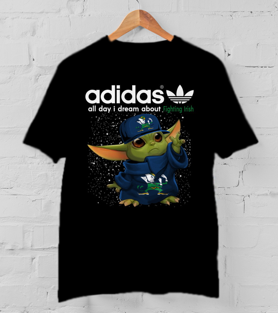 All Day I Dream About Yoda Fighting Irish T-Shirt
