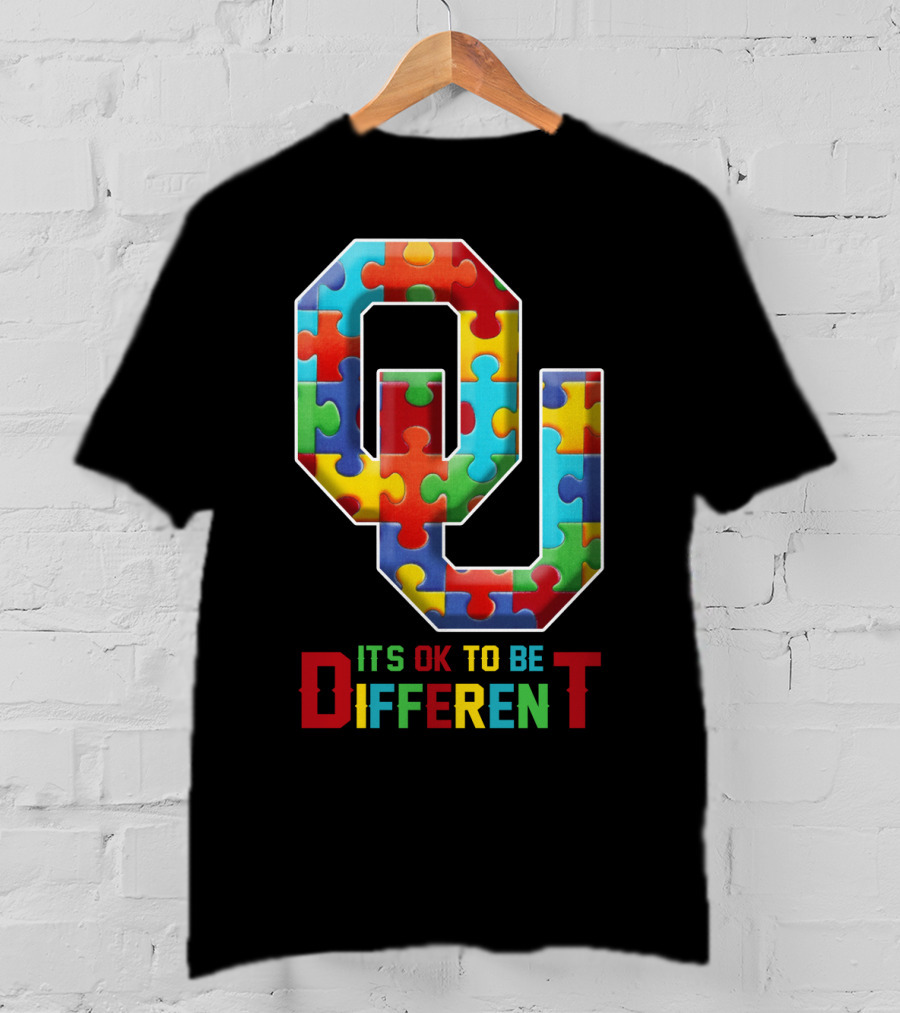 OU It's OK To Be Different Puzzle T-Shirt