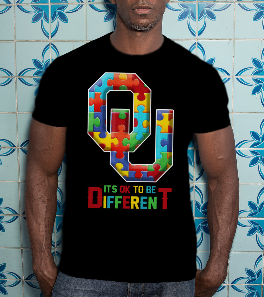 OU It's OK To Be Different Puzzle T-Shirt