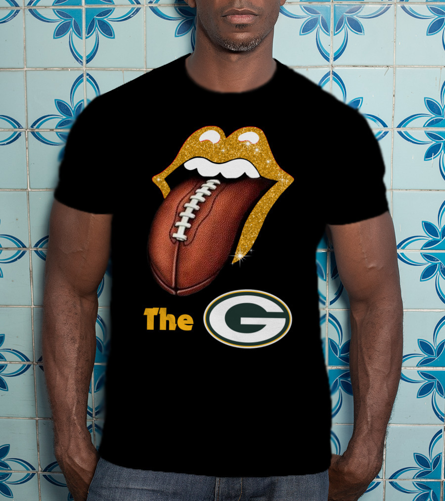 The Smile Packers Football Glitter T-Shirt