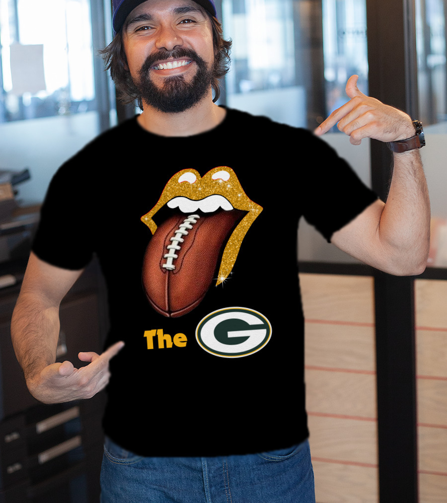 The Smile Packers Football Glitter T-Shirt