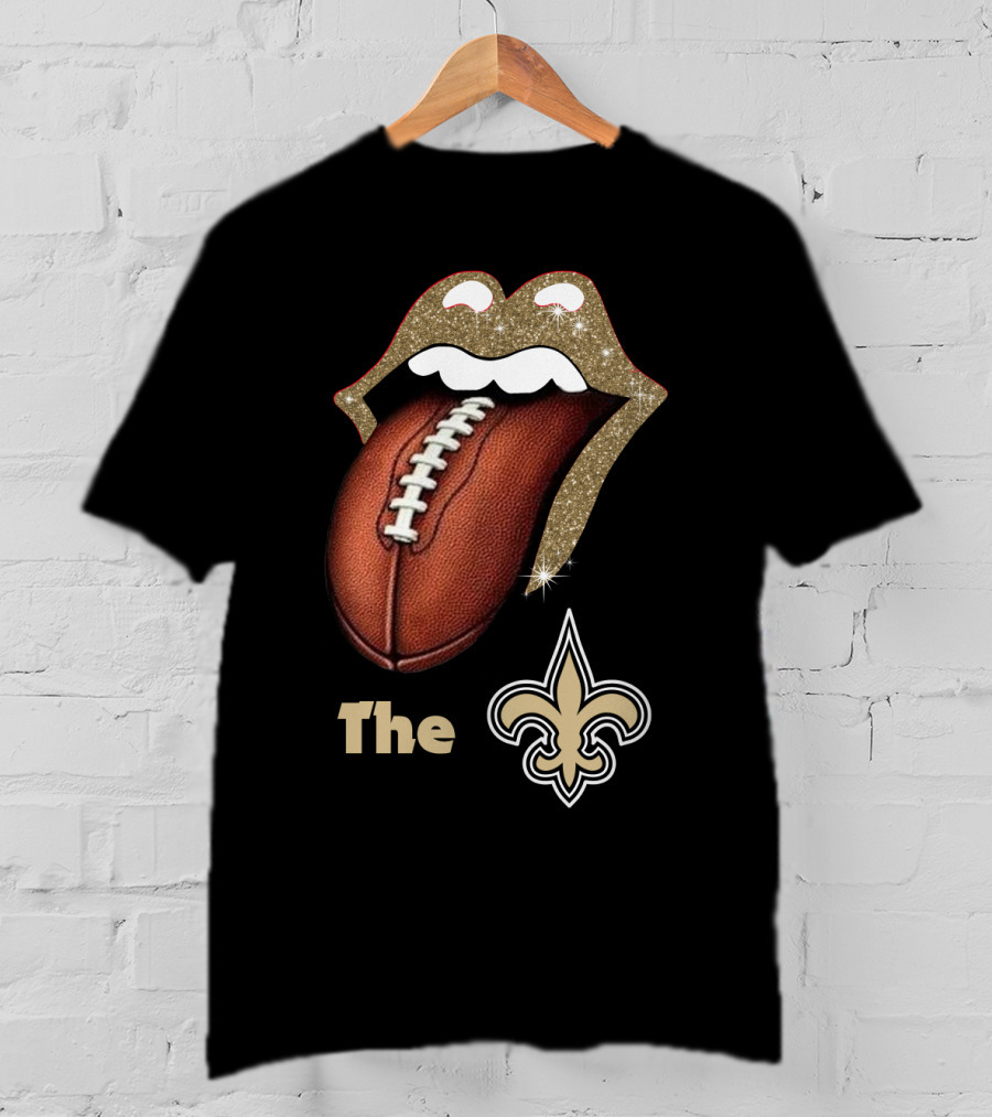 The Smile Saints Football Iconic Logo Fleur-de-Lis T-Shirt