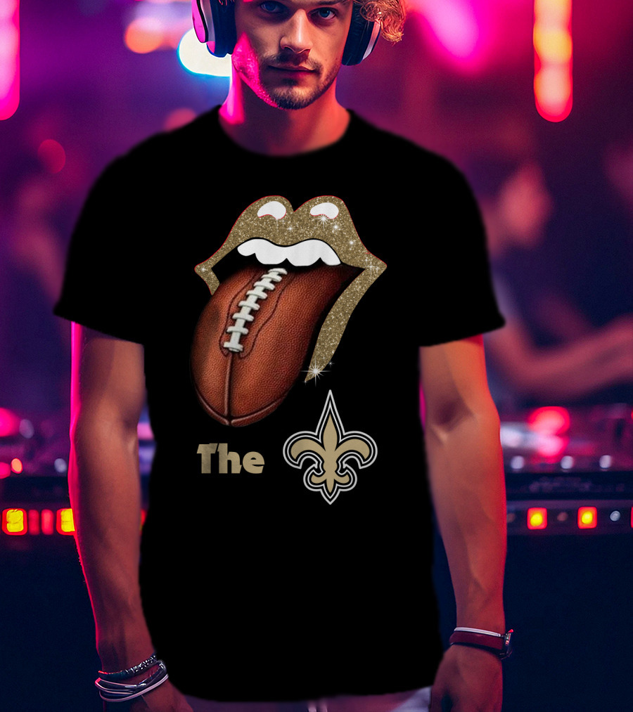 The Smile Saints Football Iconic Logo Fleur-de-Lis T-Shirt