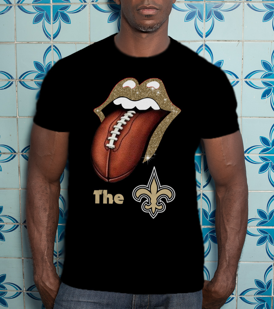 The Smile Saints Football Iconic Logo Fleur-de-Lis T-Shirt