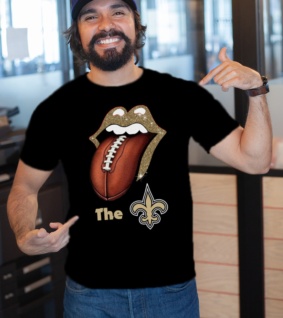 The Smile Saints Football Iconic Logo Fleur-de-Lis T-Shirt