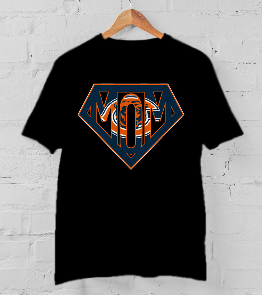 Super Mom Chicago Bears Symbol T-Shirt