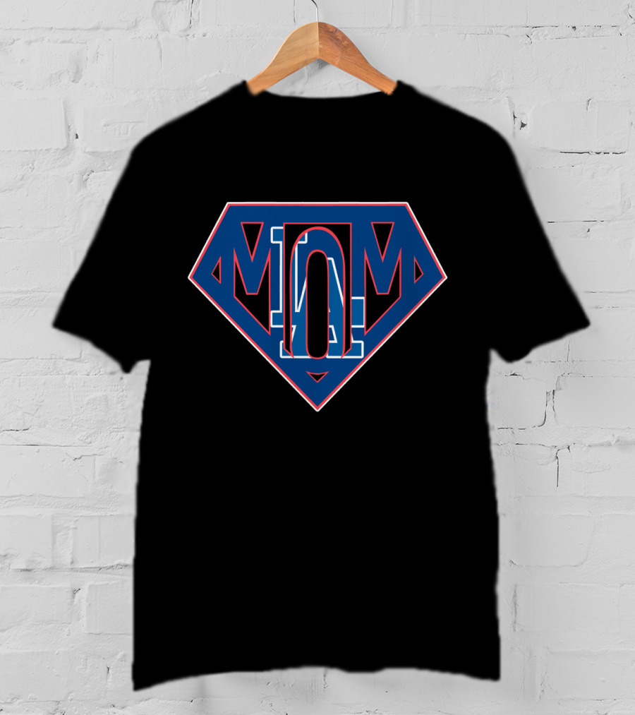 Super Mom La Dodgers Baseball T-Shirt