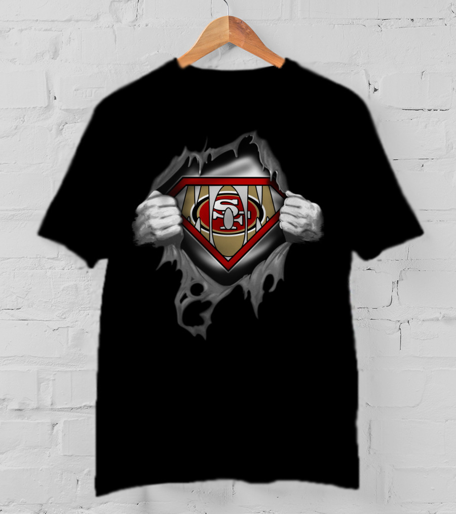 Super Mom San Francisco 49ers Fan Logo Style T-Shirt