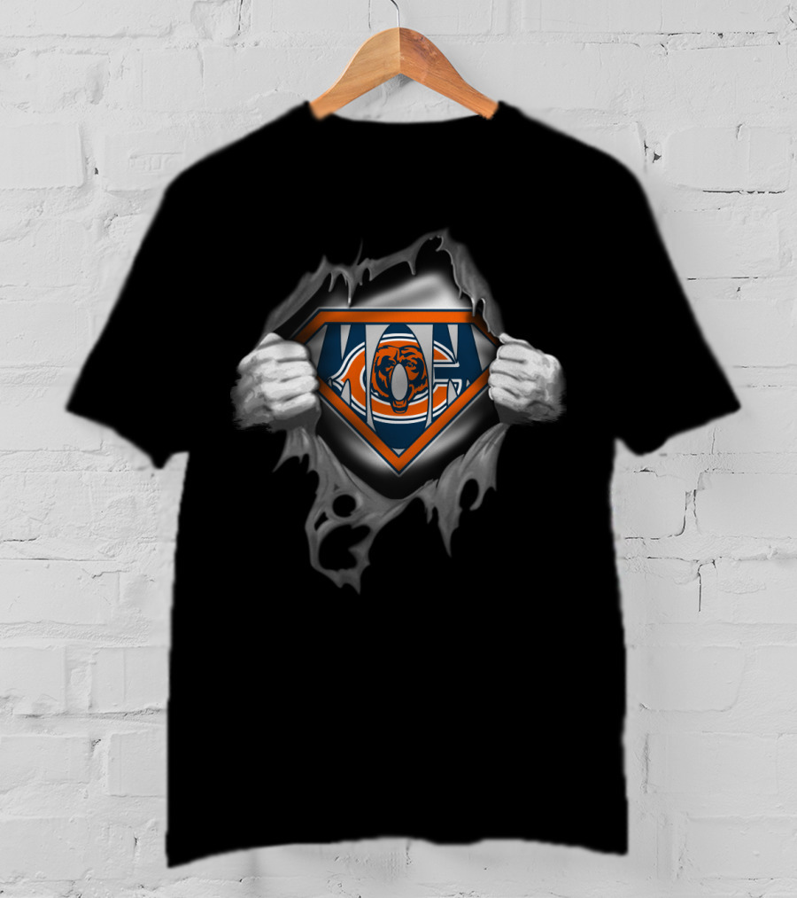 Super Mom Bears Logo Shield S Symbol Bear Paw T-Shirt