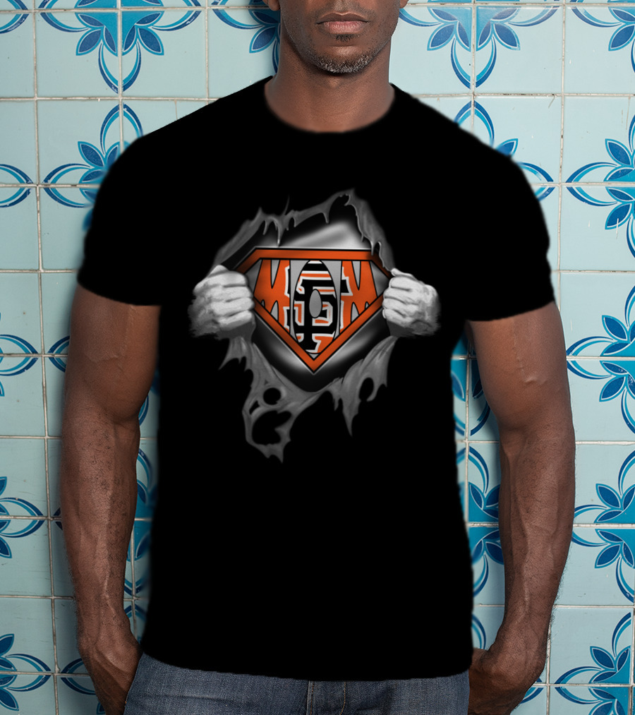Super Mom Sf Giants Logo Torn T-Shirt