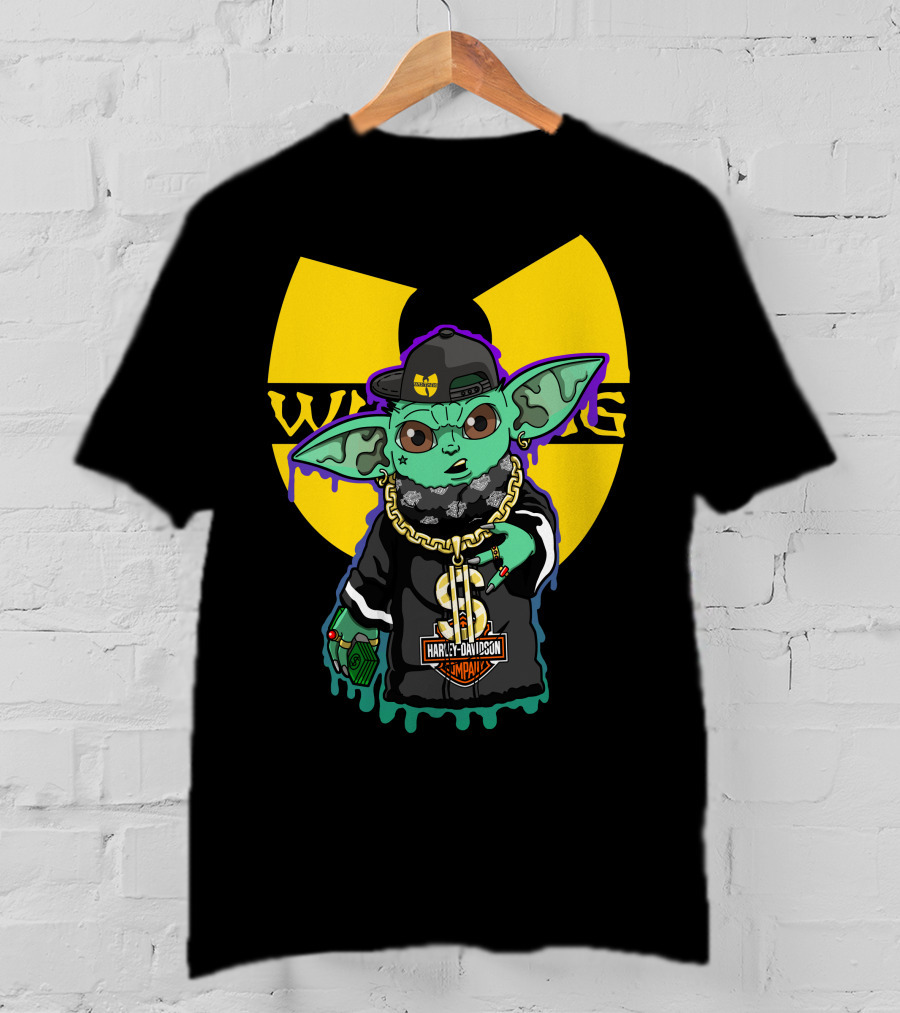 Wu-Tang Clan Harley Davidson Yoda Mashup T-Shirt