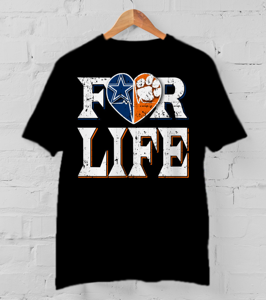 For Life Cowboys Clemson T-Shirt