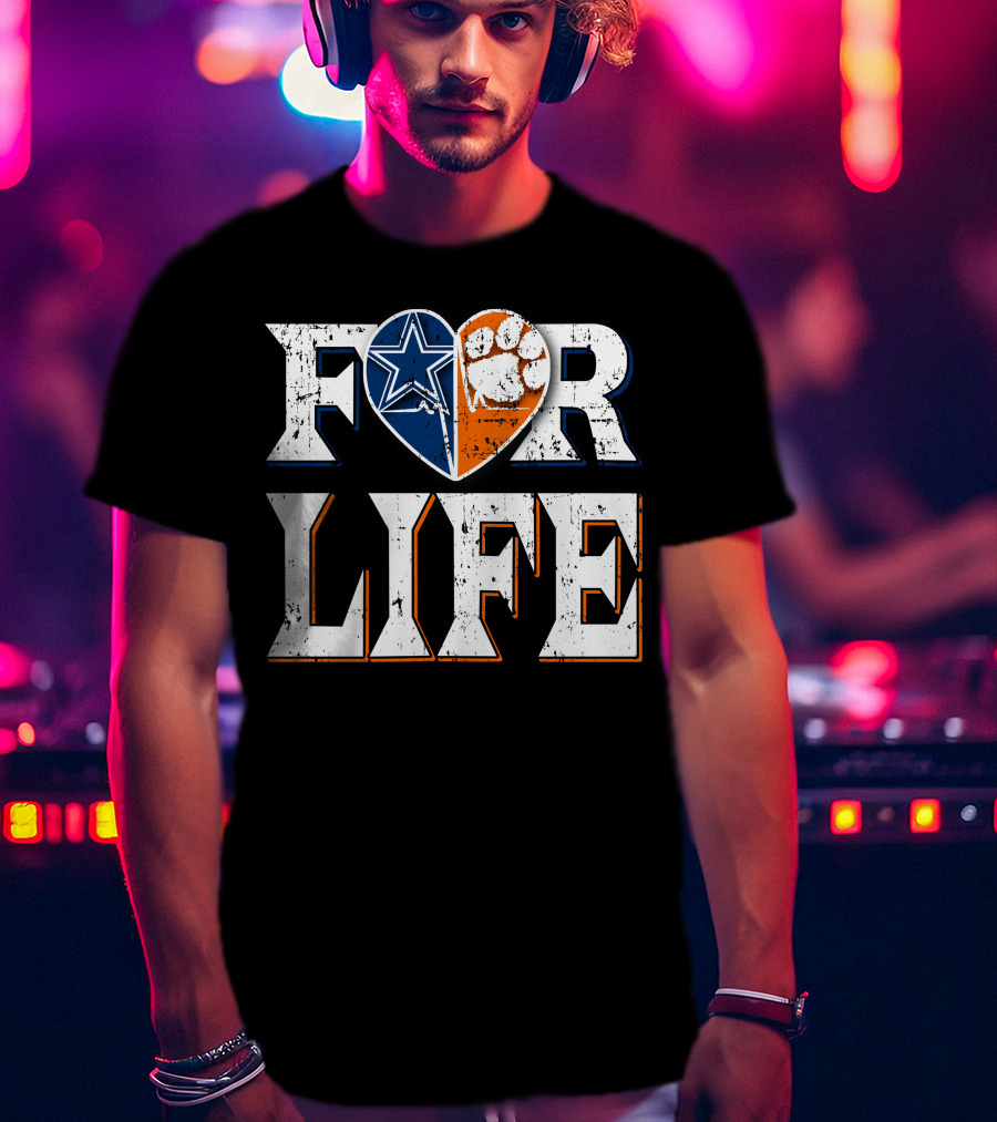 For Life Cowboys Clemson T-Shirt