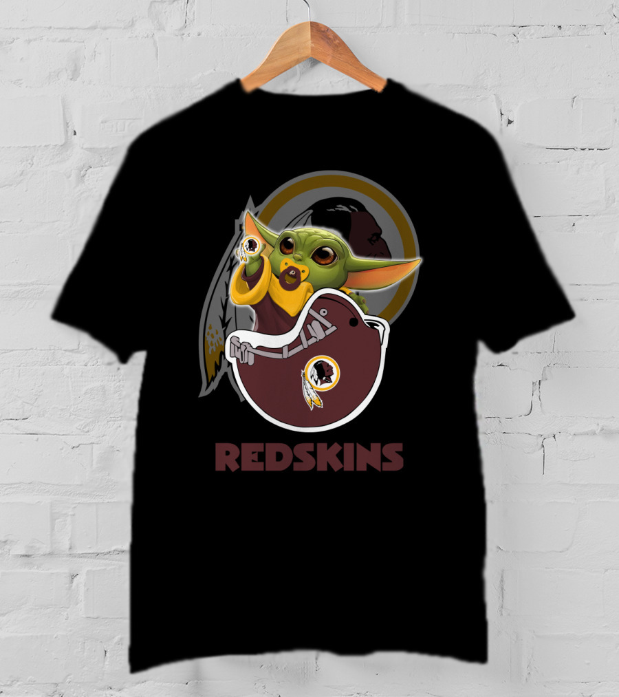 Redskins Yodast Baby Character With Team T-Shirt